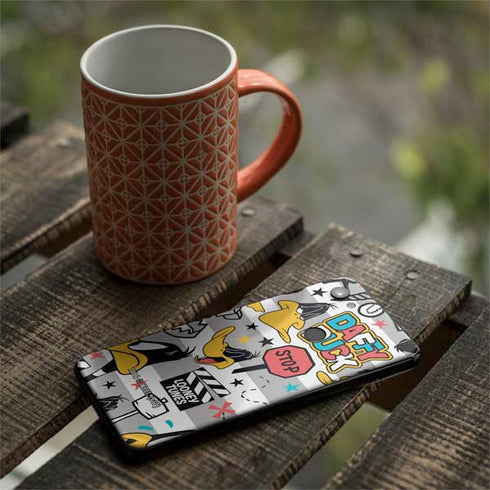 Looney Tunes Daffy Duck Striped Patches Google Pixel 3a XL Skin